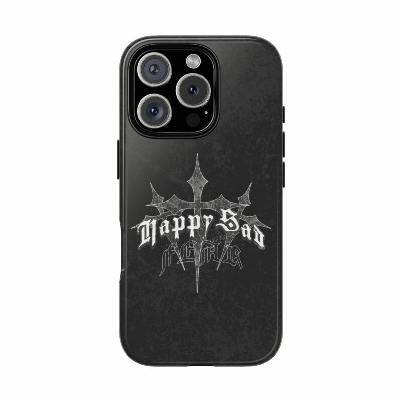 Tough Cases: Happy Sad Graphic Phone Case - Image 103