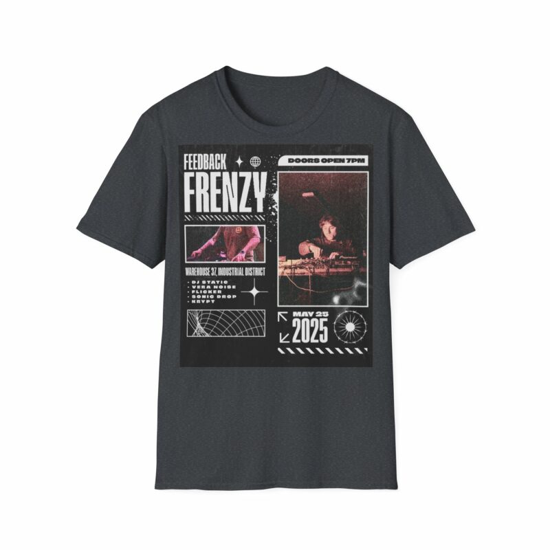 Retro Music Festival Unisex T-Shirt, Concert Apparel - Image 5