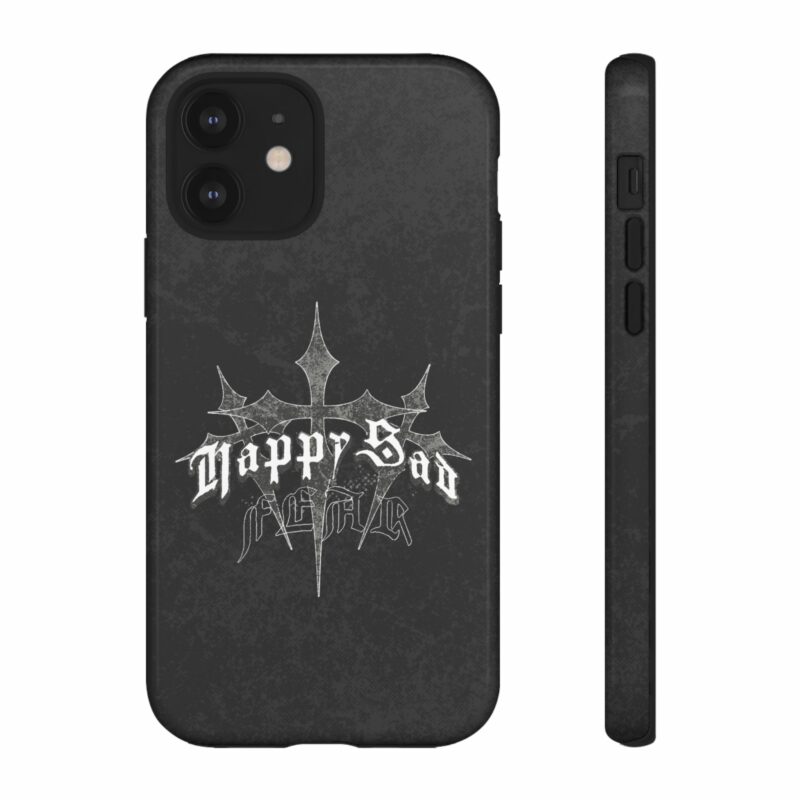 Tough Cases: Happy Sad Graphic Phone Case - Image 9
