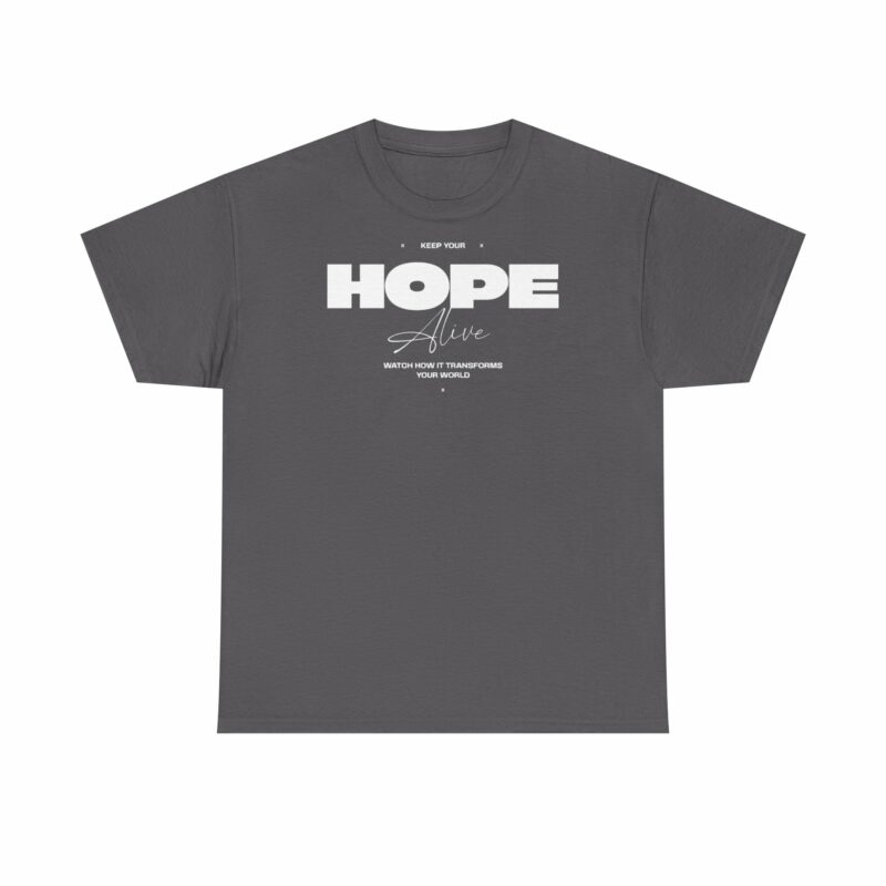 Hope Unisex Heavy Cotton Tee - Image 13