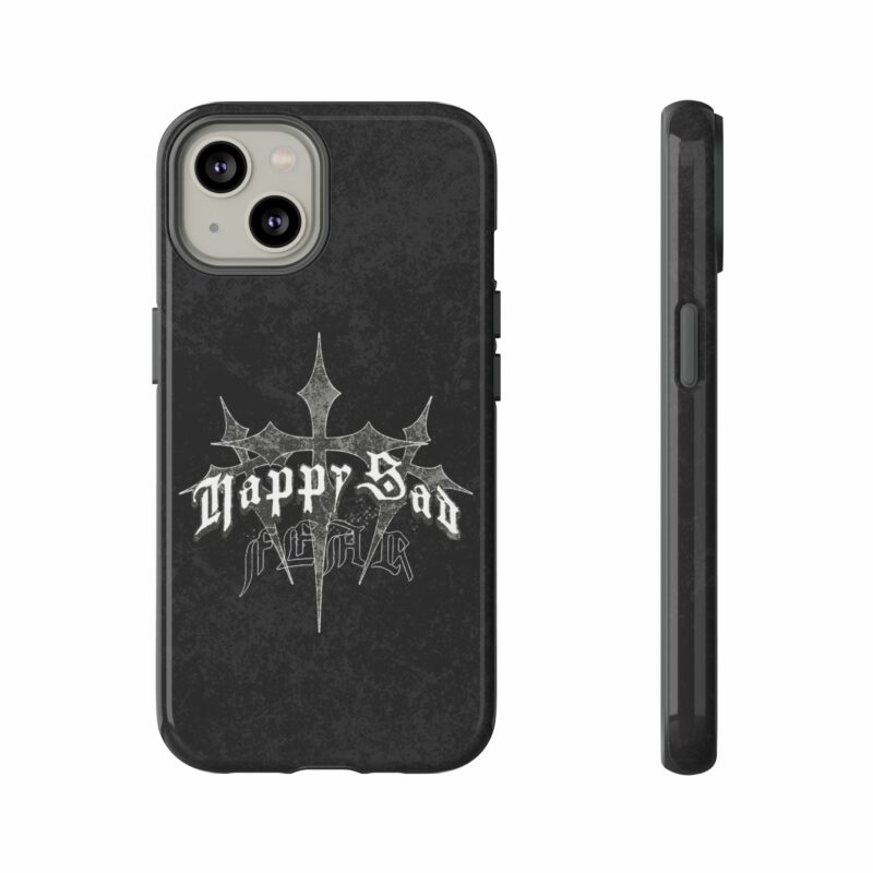 Tough Cases: Happy Sad Graphic Phone Case - Image 31