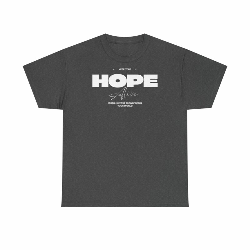 Hope Unisex Heavy Cotton Tee - Image 9
