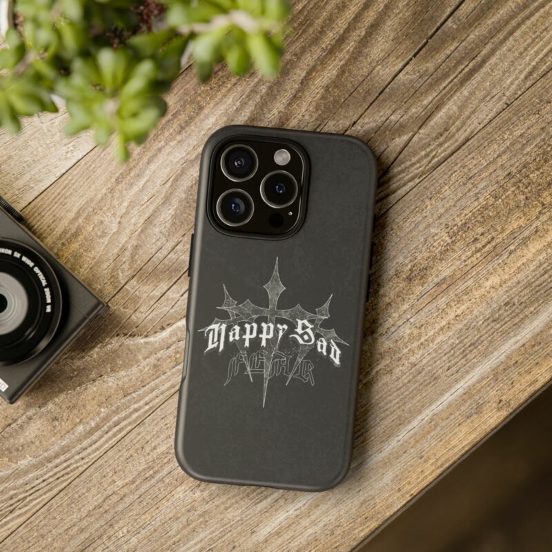 Tough Cases: Happy Sad Graphic Phone Case - Image 110