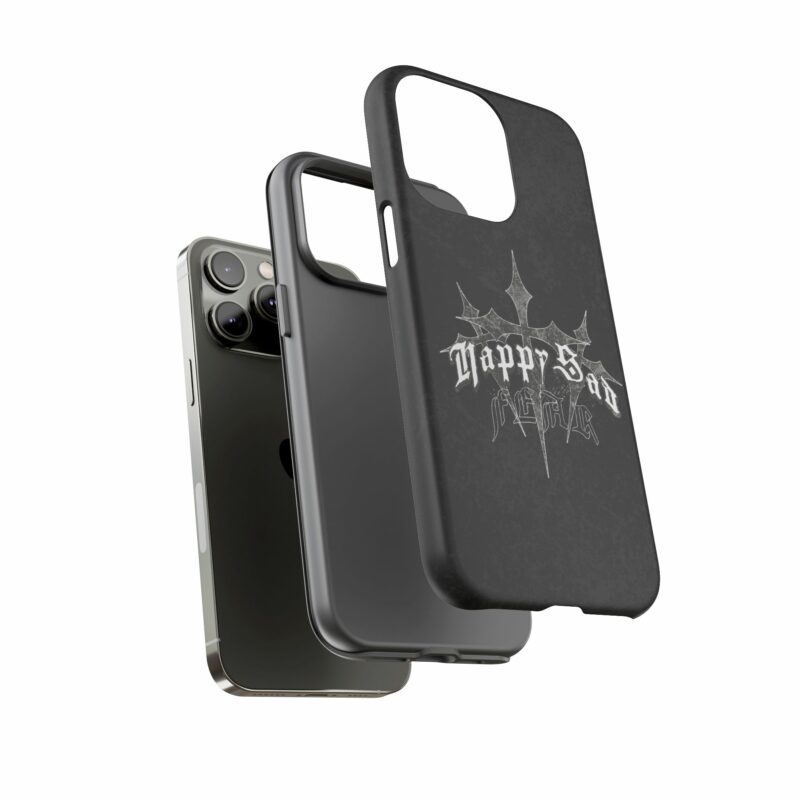 Tough Cases: Happy Sad Graphic Phone Case - Image 61