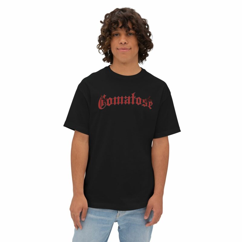 Gothic Angel Graphic Unisex Oversized Boxy Tee - Image 3