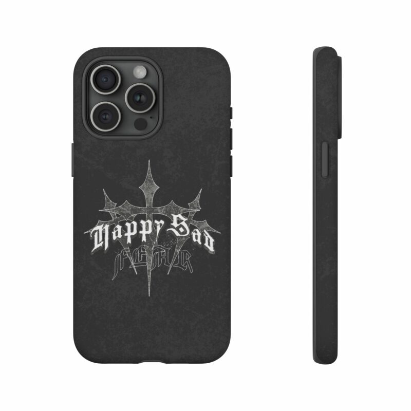 Tough Cases: Happy Sad Graphic Phone Case - Image 84