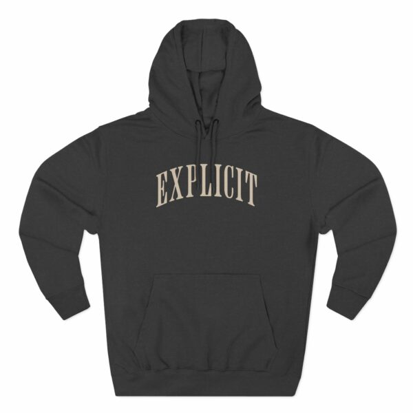 Explicit Statement Fleece Hoodie