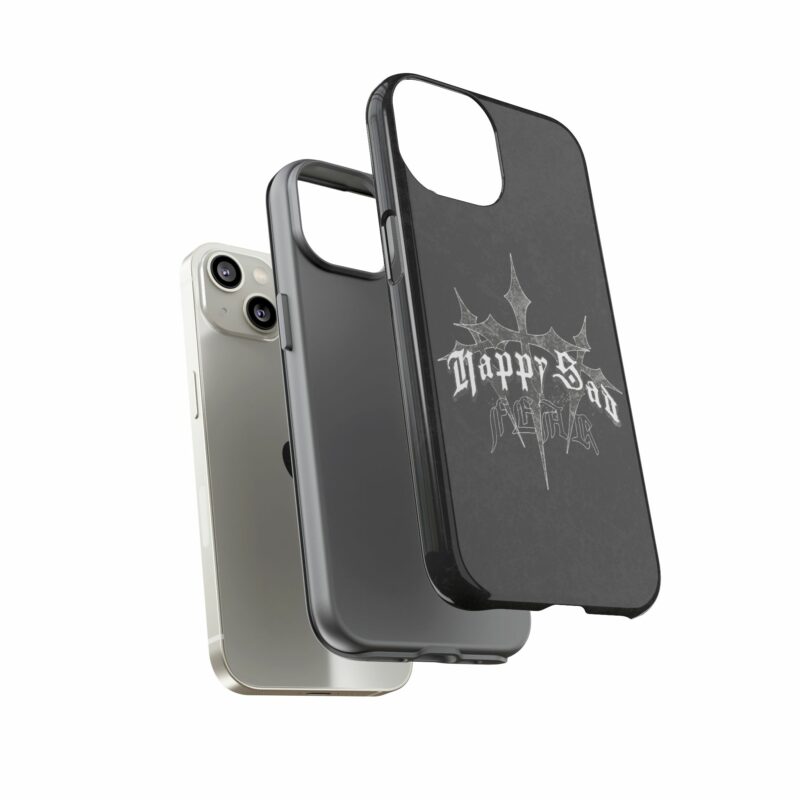 Tough Cases: Happy Sad Graphic Phone Case - Image 33