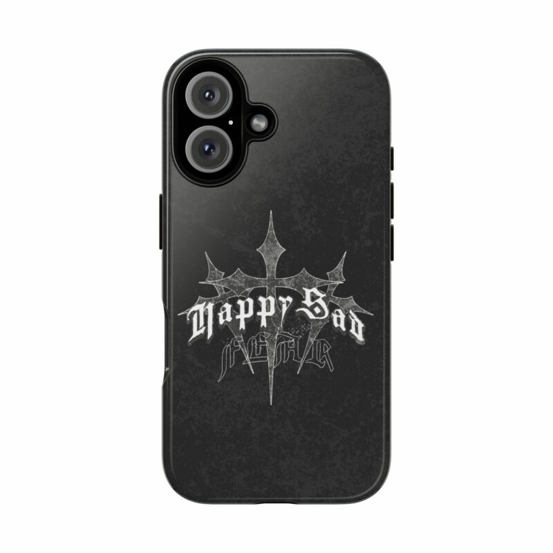 Tough Cases: Happy Sad Graphic Phone Case - Image 87