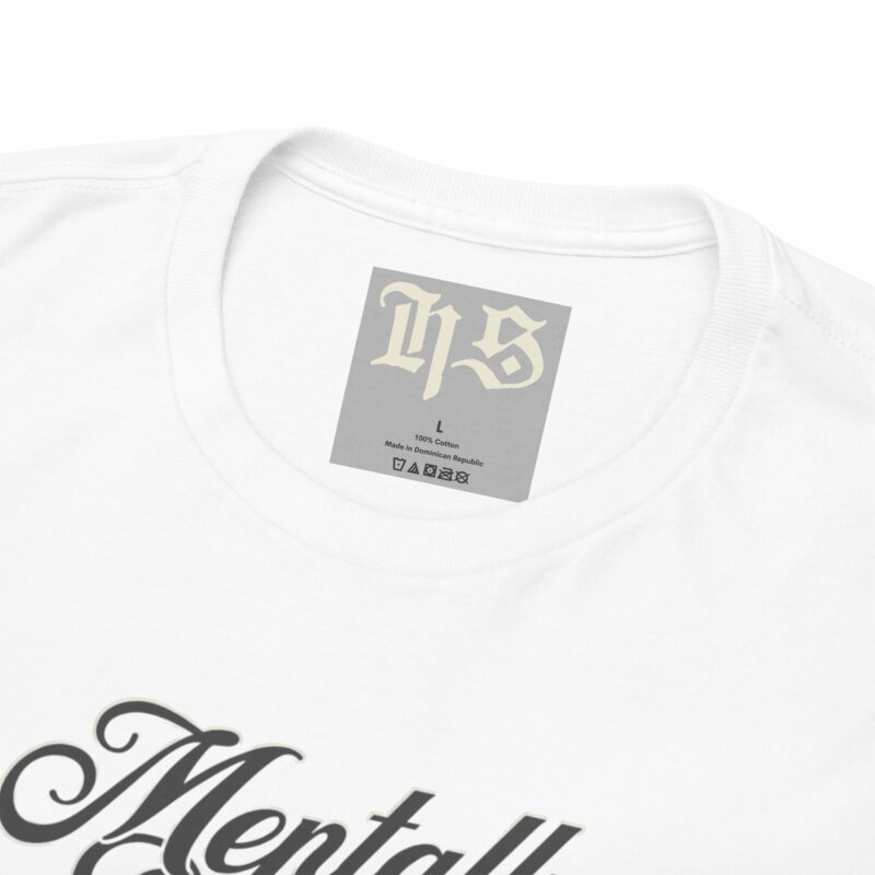 Unisex Heavy Cotton Tee - "Mentally Drained" - Image 4