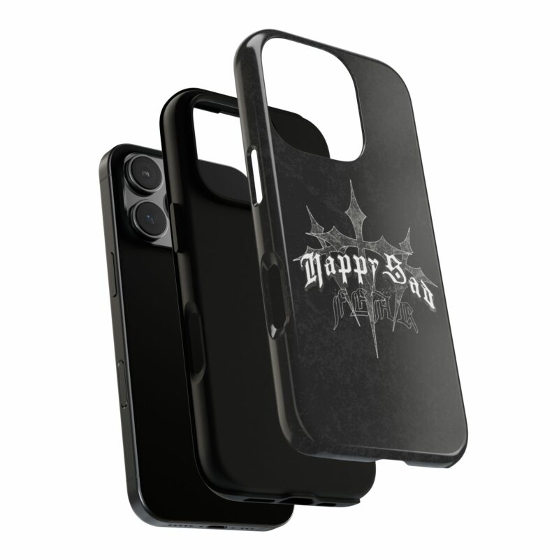 Tough Cases: Happy Sad Graphic Phone Case - Image 105