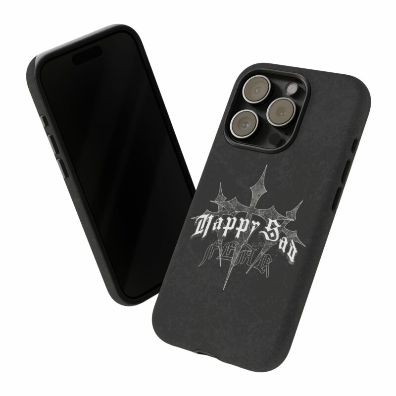 Tough Cases: Happy Sad Graphic Phone Case - Image 79