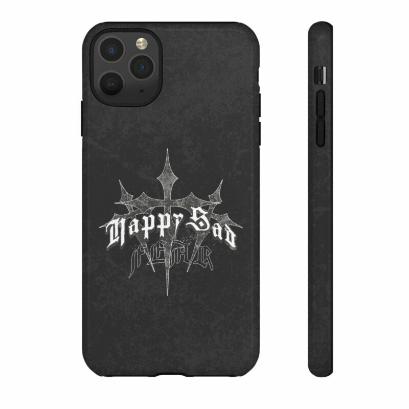 Tough Cases: Happy Sad Graphic Phone Case - Image 5