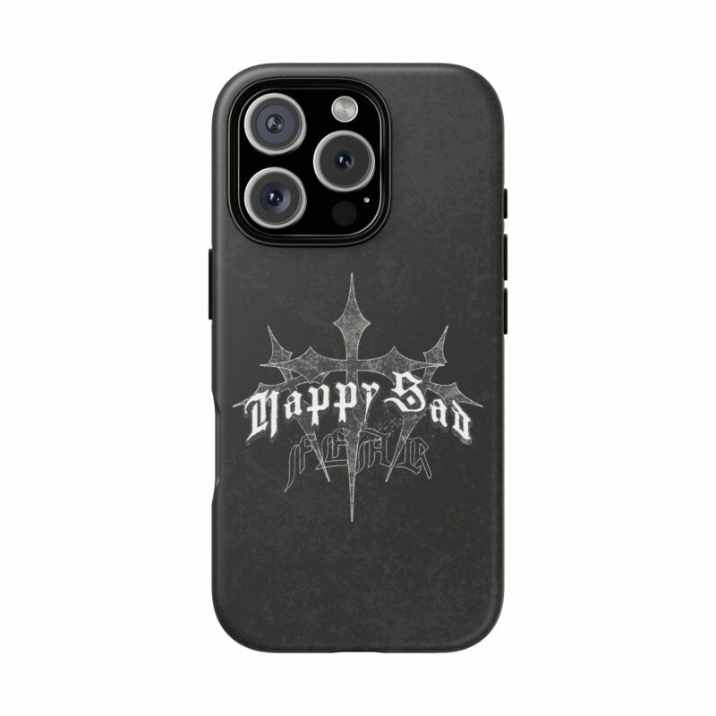 Tough Cases: Happy Sad Graphic Phone Case - Image 107