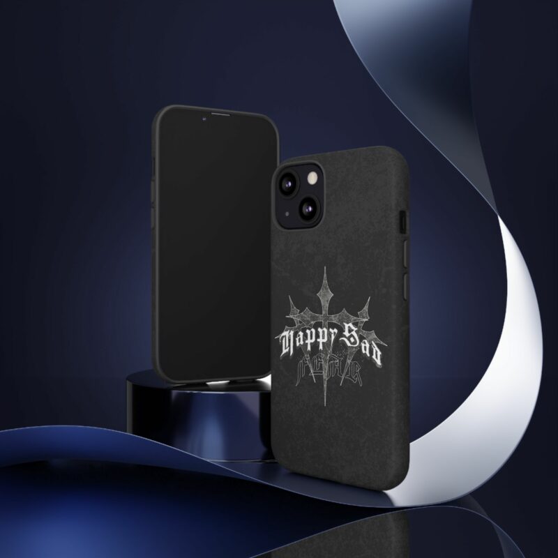 Tough Cases: Happy Sad Graphic Phone Case - Image 18