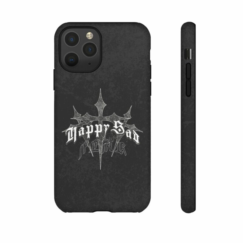 Tough Cases: Happy Sad Graphic Phone Case - Image 4