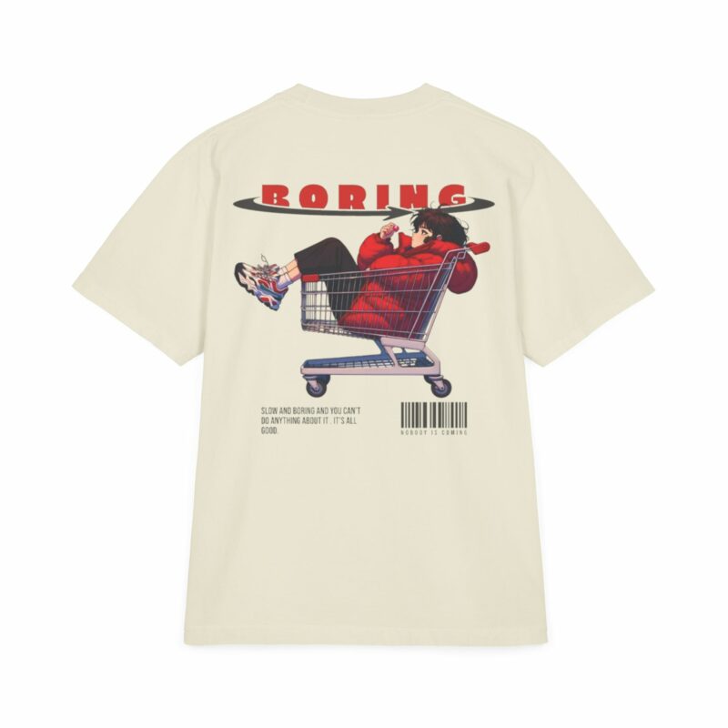 Boring Vibes Unisex Drop-Shoulder T-Shirt - Image 6