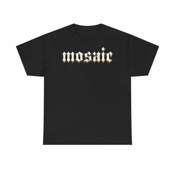 Mosaic Graphic Tee - Vintage Style, Unisex Cotton Apparel