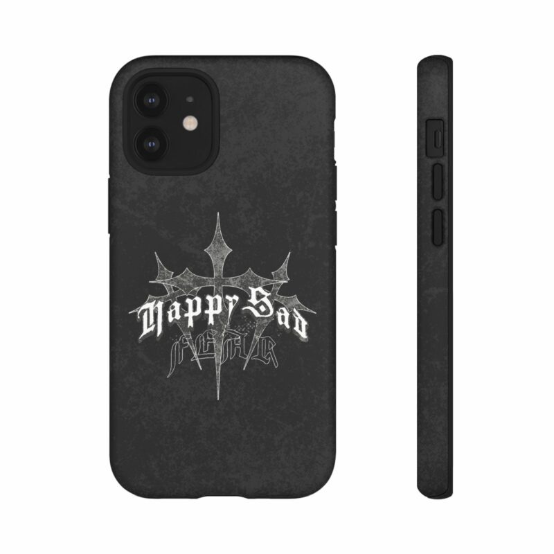 Tough Cases: Happy Sad Graphic Phone Case - Image 8