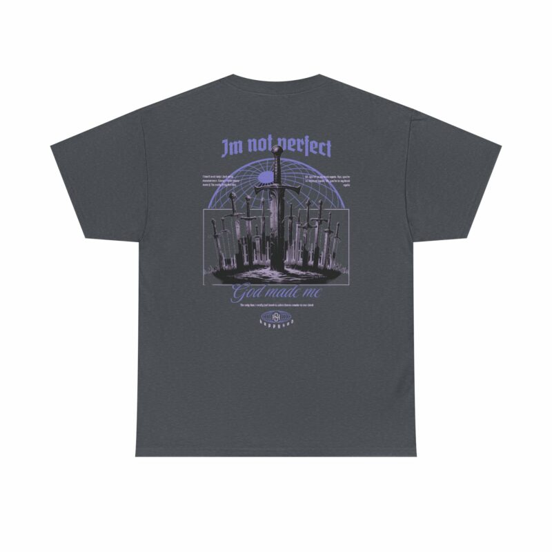 Unisex Heavy Cotton Tee - 'Not Perfect' - Image 10