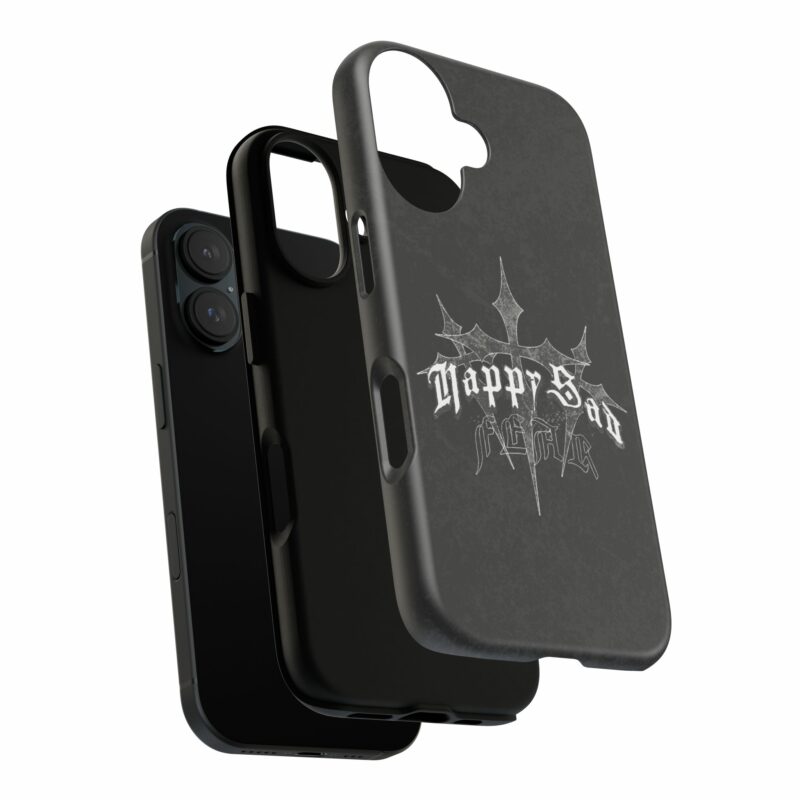 Tough Cases: Happy Sad Graphic Phone Case - Image 93