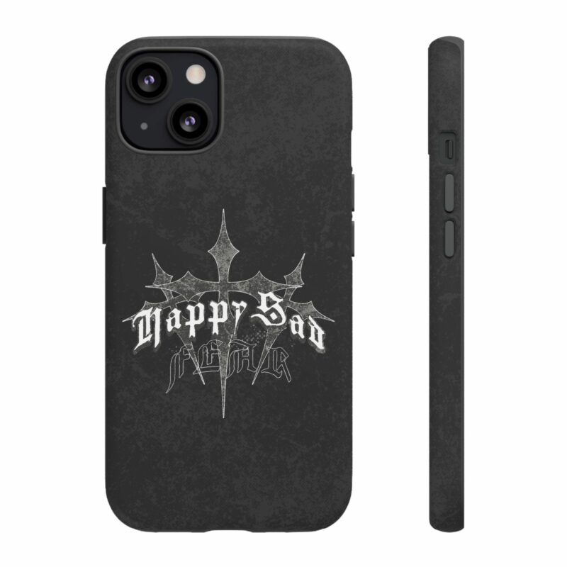 Tough Cases: Happy Sad Graphic Phone Case - Image 17