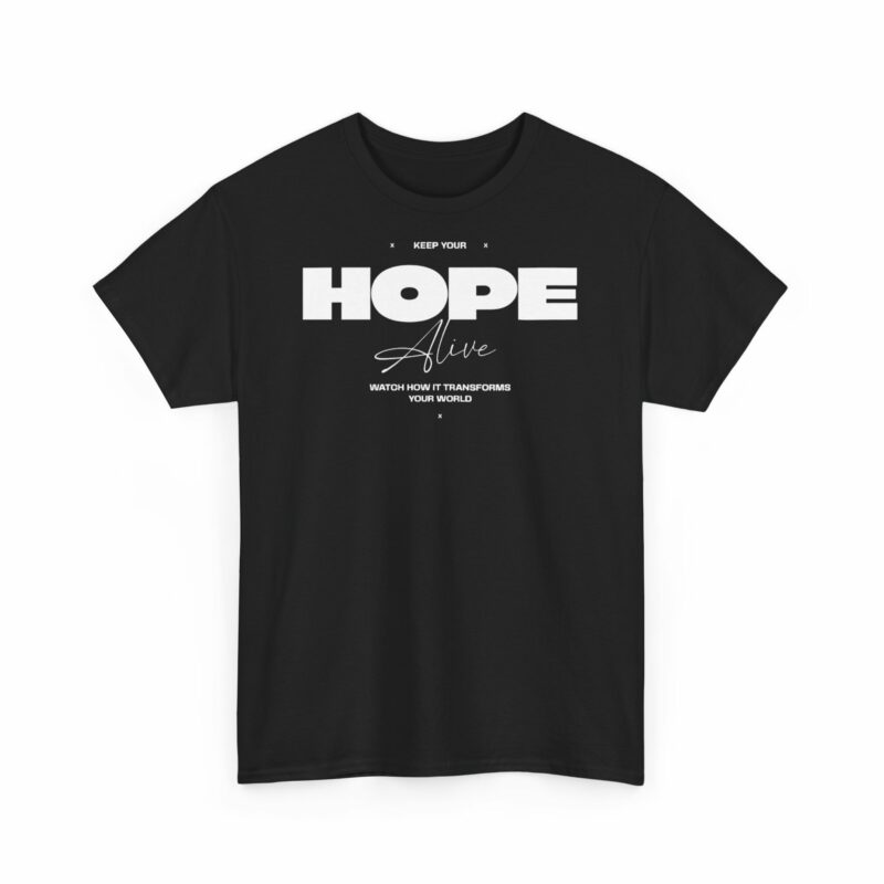 Hope Unisex Heavy Cotton Tee - Image 3