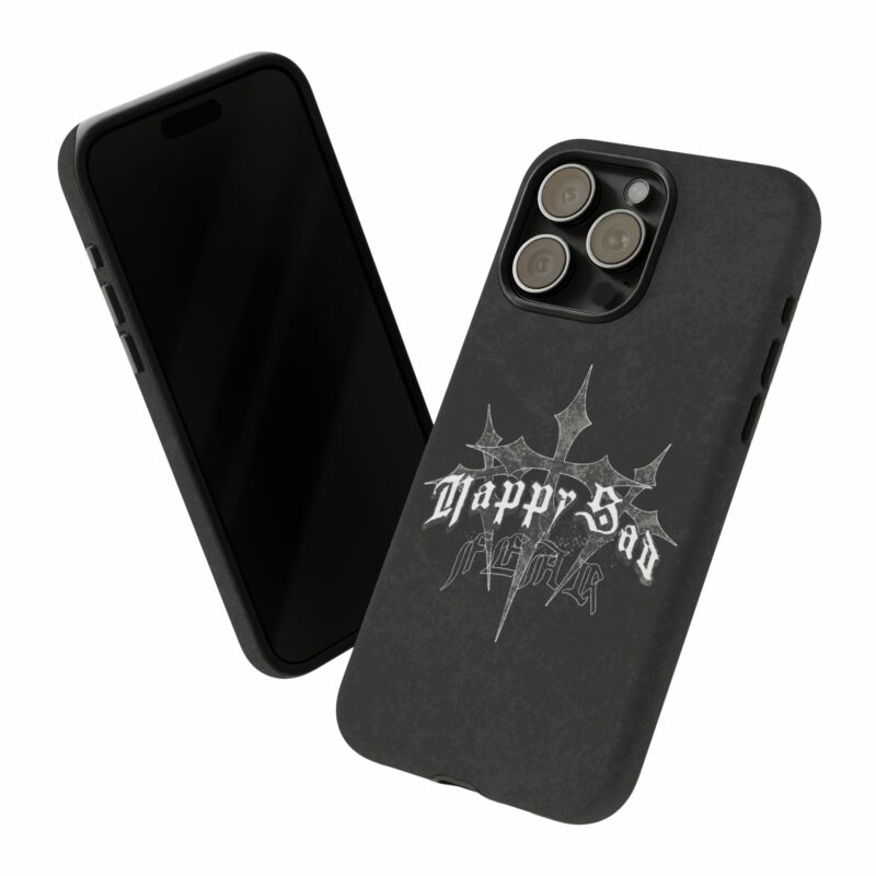 Tough Cases: Happy Sad Graphic Phone Case - Image 85