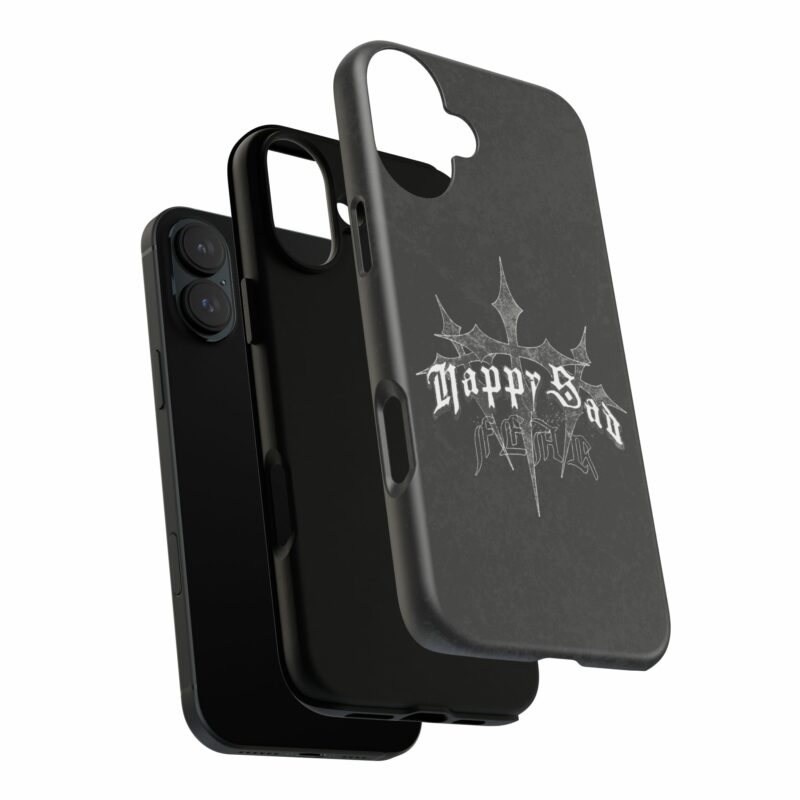 Tough Cases: Happy Sad Graphic Phone Case - Image 101