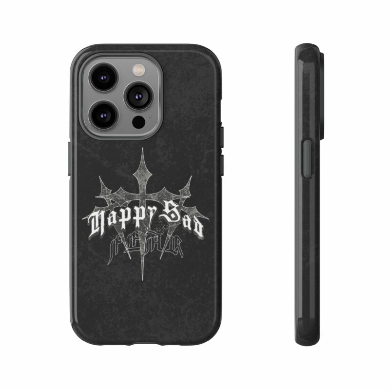 Tough Cases: Happy Sad Graphic Phone Case - Image 39