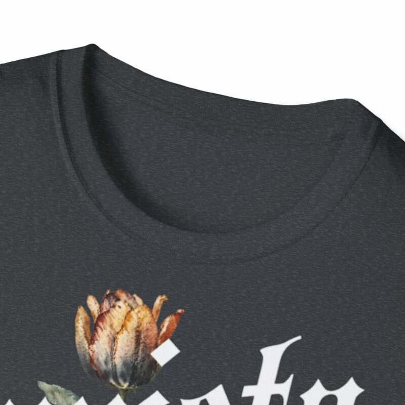 Stop Anxiety Softstyle T-Shirt | Unisex Floral Tee, Mental Health Awareness Shirt - Image 7
