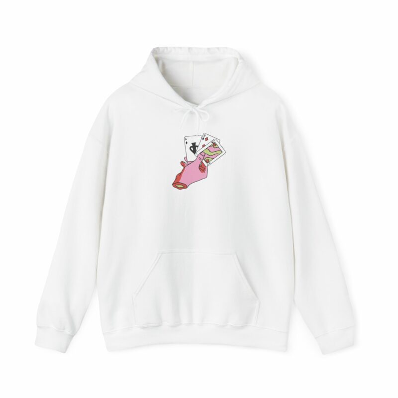 Lucky Vegas Hooded Sweatshirt, Playful Gambling Apparel