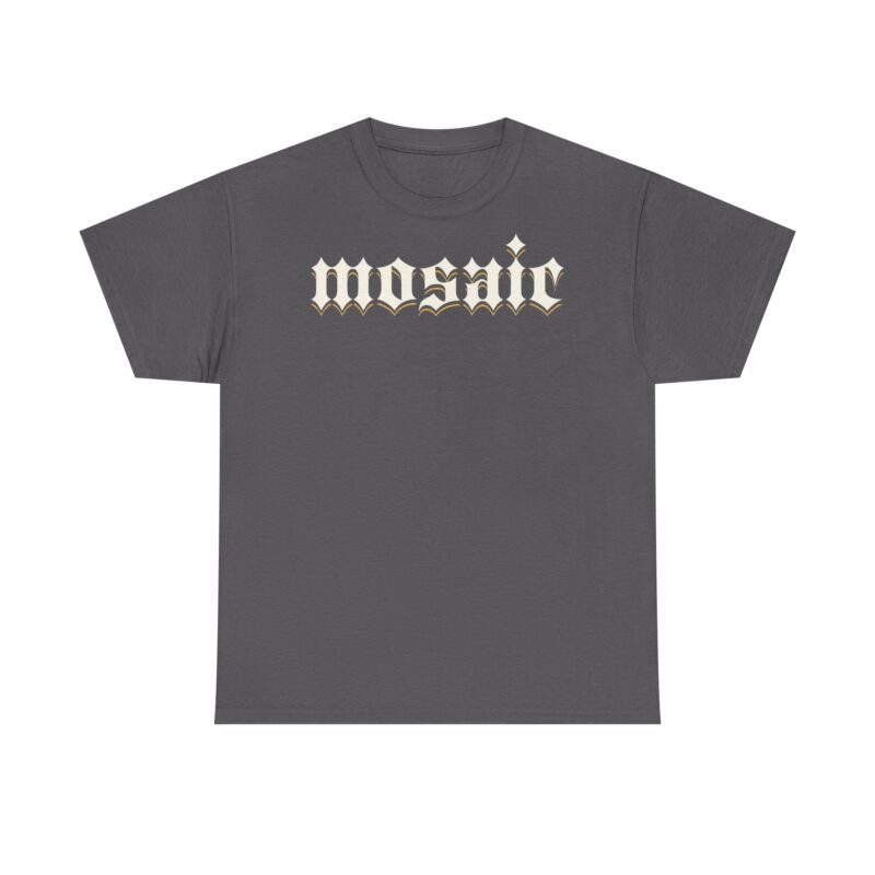 Mosaic Graphic Tee - Vintage Style, Unisex Cotton Apparel - Image 9
