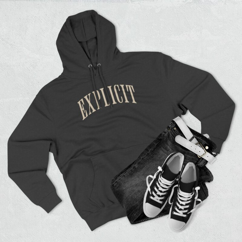 Explicit Statement Fleece Hoodie - Image 3