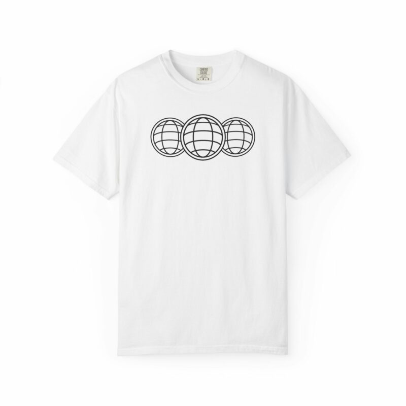Retro People Power Graphic Tee, Unisex Planet Earth T-shirt
