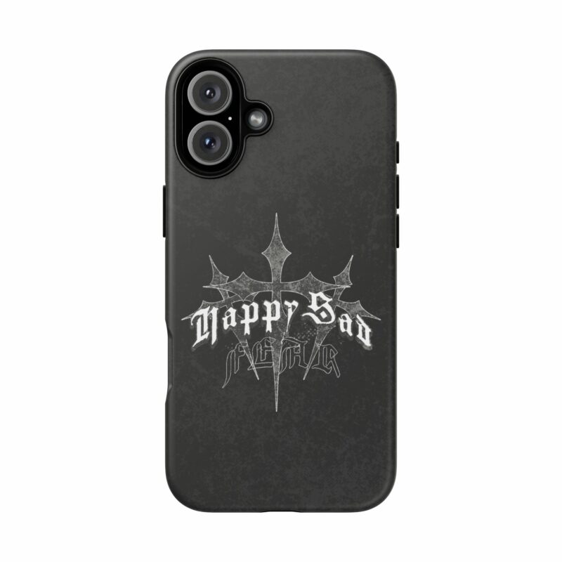 Tough Cases: Happy Sad Graphic Phone Case - Image 99