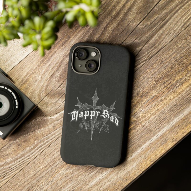 Tough Cases: Happy Sad Graphic Phone Case - Image 68