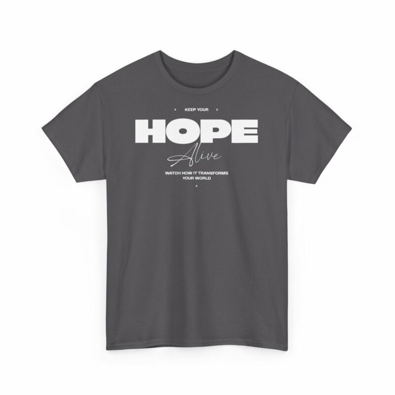 Hope Unisex Heavy Cotton Tee - Image 15