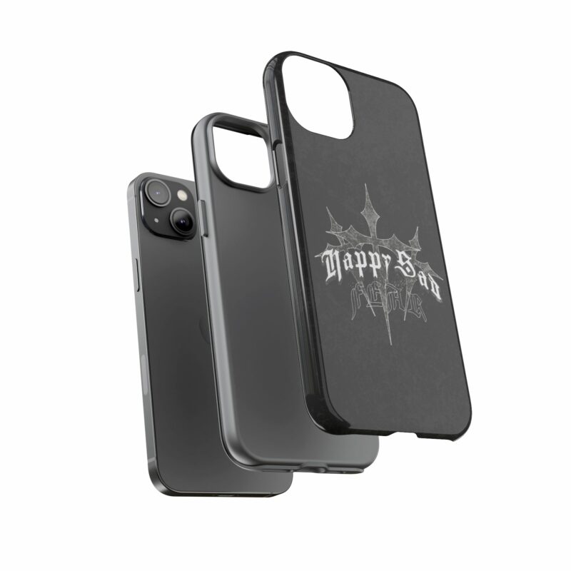 Tough Cases: Happy Sad Graphic Phone Case - Image 49