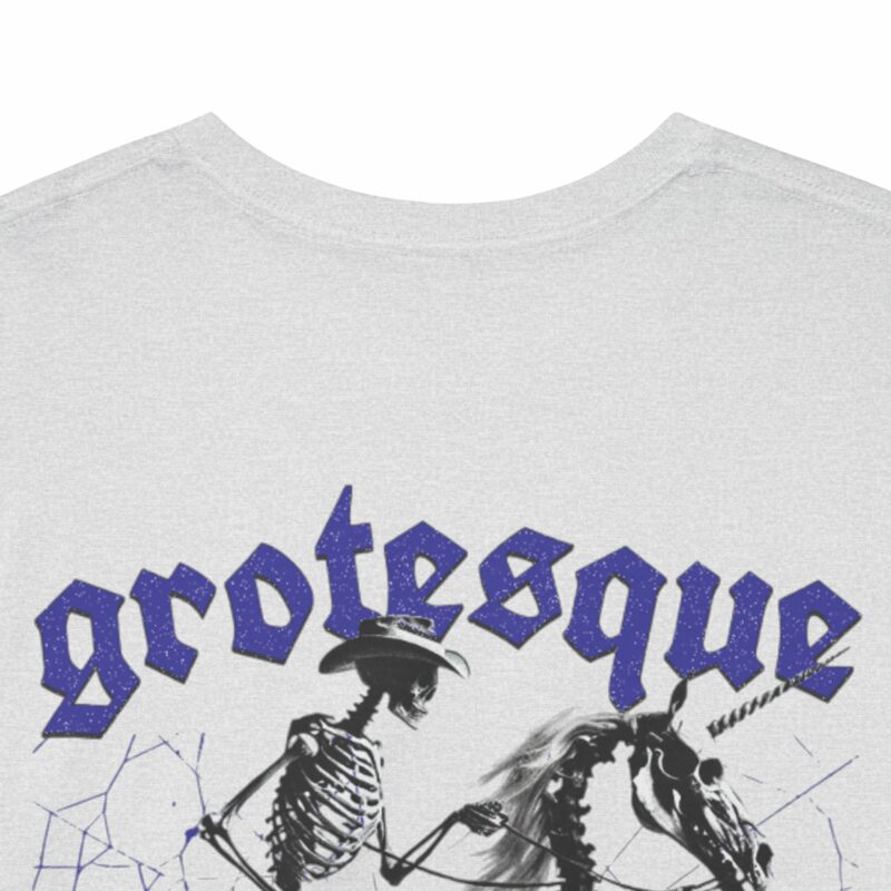Grotesque Skeleton Graphic Unisex Heavy Cotton Tee - Image 12