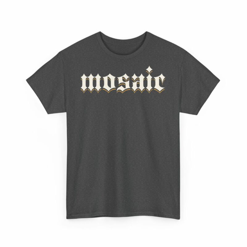 Mosaic Graphic Tee - Vintage Style, Unisex Cotton Apparel - Image 7