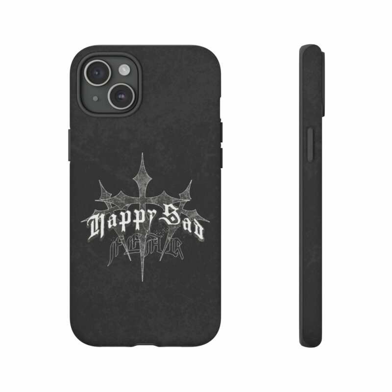 Tough Cases: Happy Sad Graphic Phone Case - Image 72