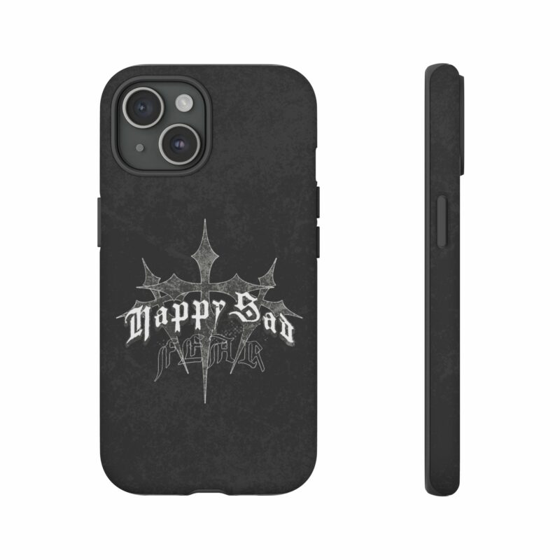 Tough Cases: Happy Sad Graphic Phone Case - Image 66
