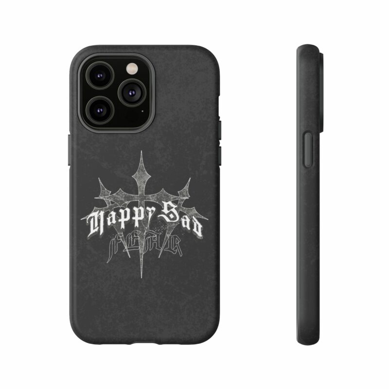 Tough Cases: Happy Sad Graphic Phone Case - Image 59