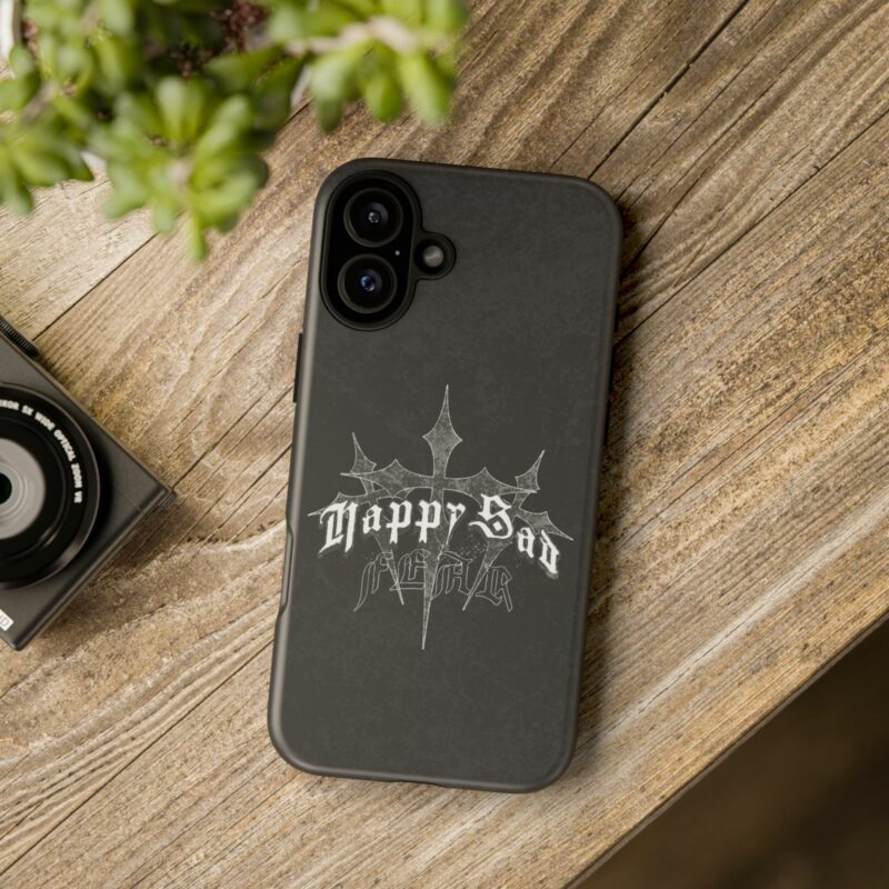 Tough Cases: Happy Sad Graphic Phone Case - Image 102