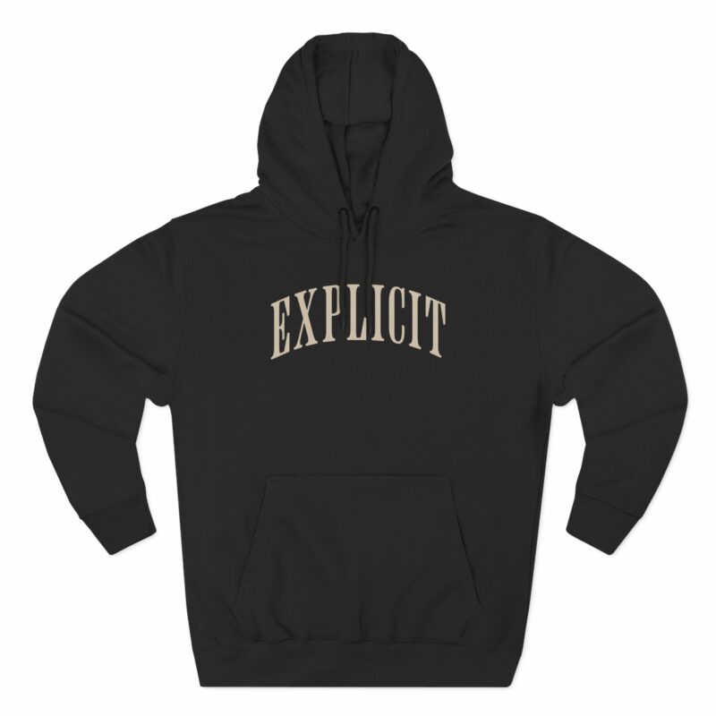 Explicit Statement Fleece Hoodie - Image 5