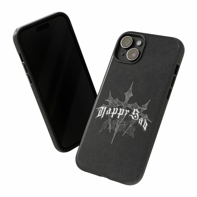 Tough Cases: Happy Sad Graphic Phone Case - Image 70