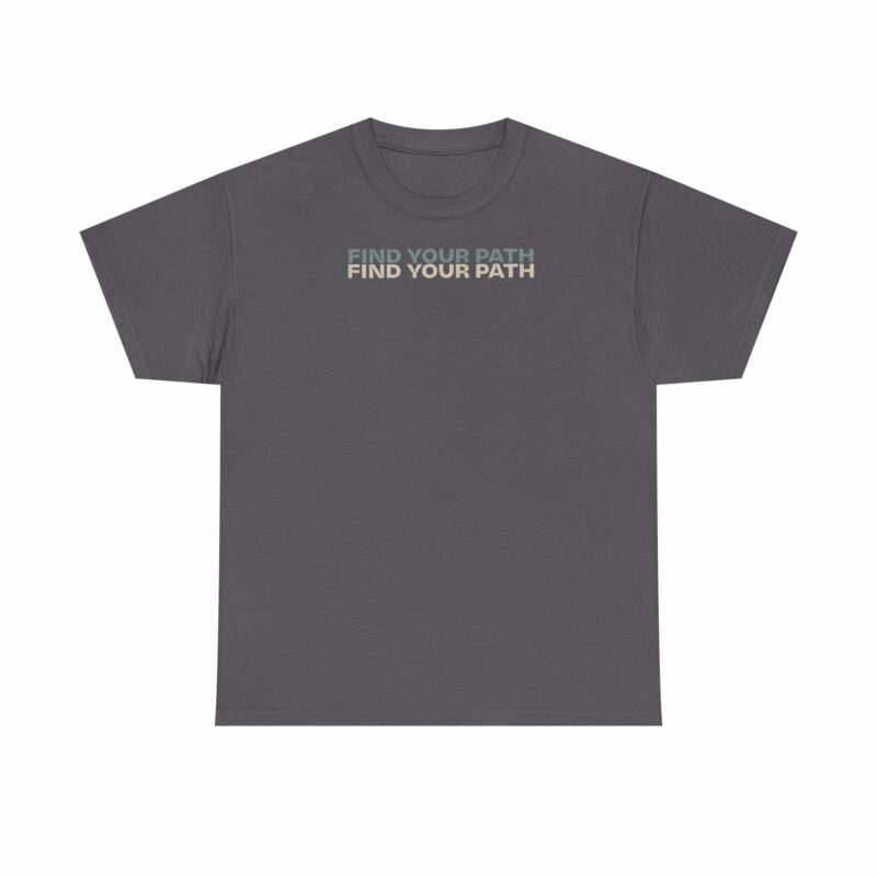 Inspirational Unisex Heavy Cotton Tee - Find Your Path - Image 9