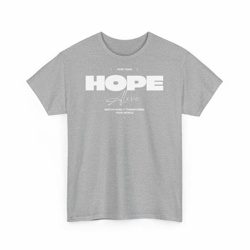 Hope Unisex Heavy Cotton Tee - Image 7