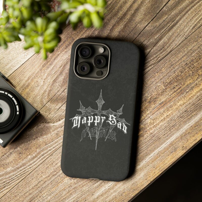 Tough Cases: Happy Sad Graphic Phone Case - Image 86